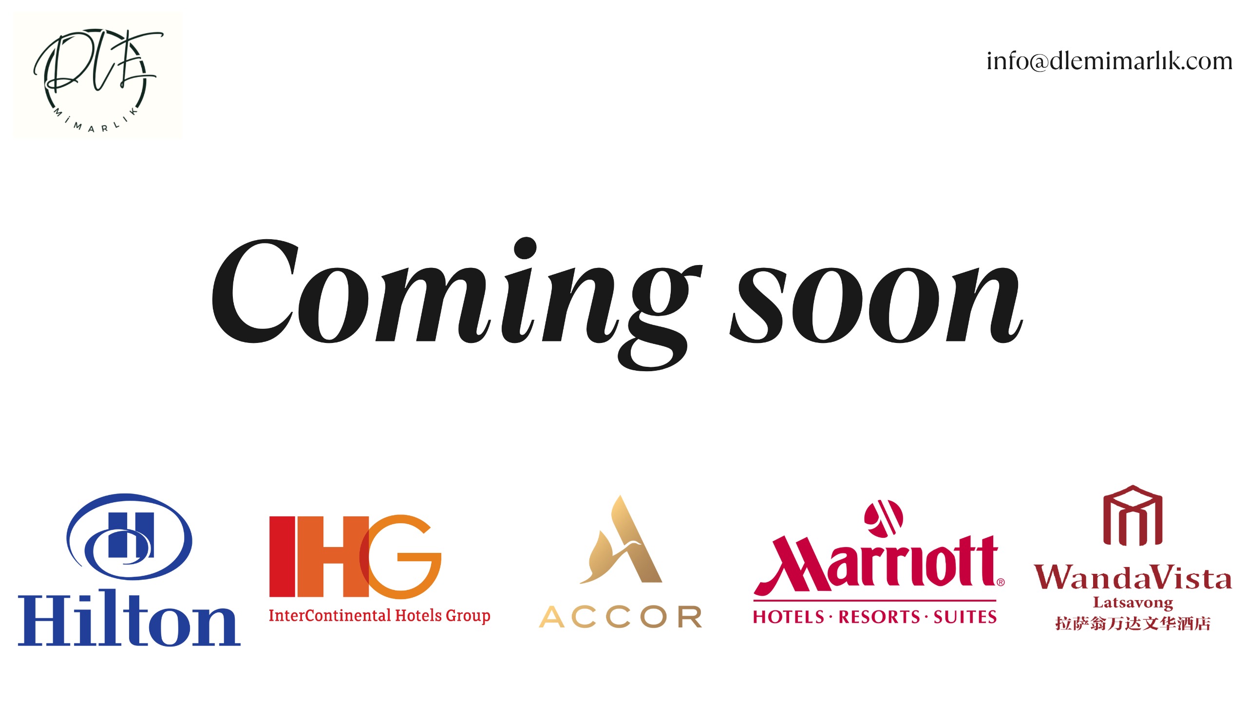 DLE Mimarlık Coming Soon